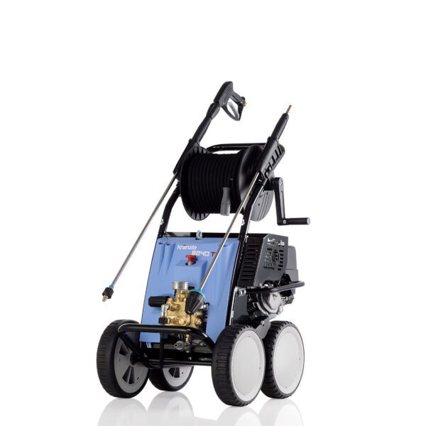Kranzle B 240 T with auto throttle, 20m Hose Reel & Turbo (Petrol) Cold Pressure Washer